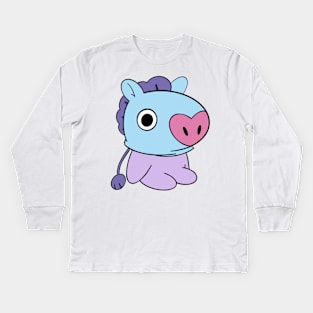 Mang is Just Chillin’ Kids Long Sleeve T-Shirt